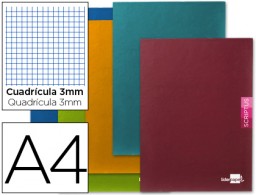 Libreta Liderpapel Scriptus A4 48h 90g/m² c/3mm. colores surtidos